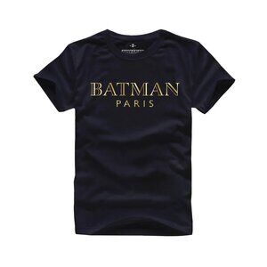 Paper Plain Batman Tee in Black